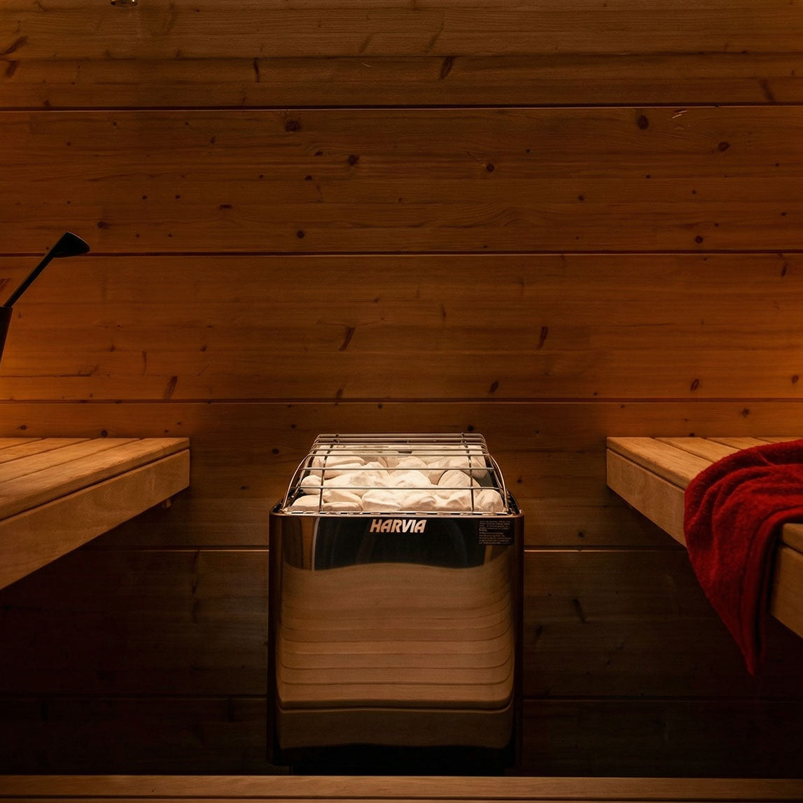 Harvia KIP80W Electric Sauna Heater Package for Home Wellness