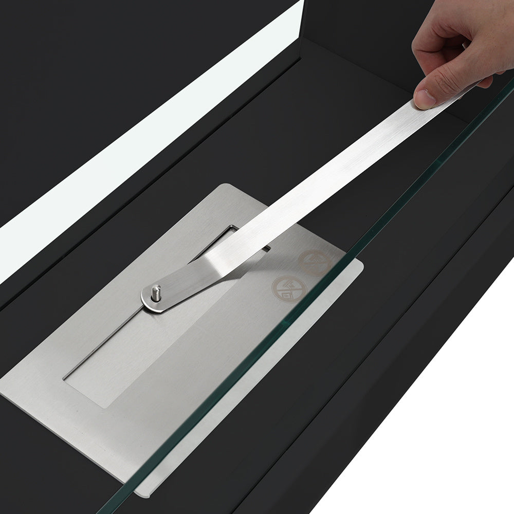 30 Inch Bio-Ethanol Freestanding Fireplace