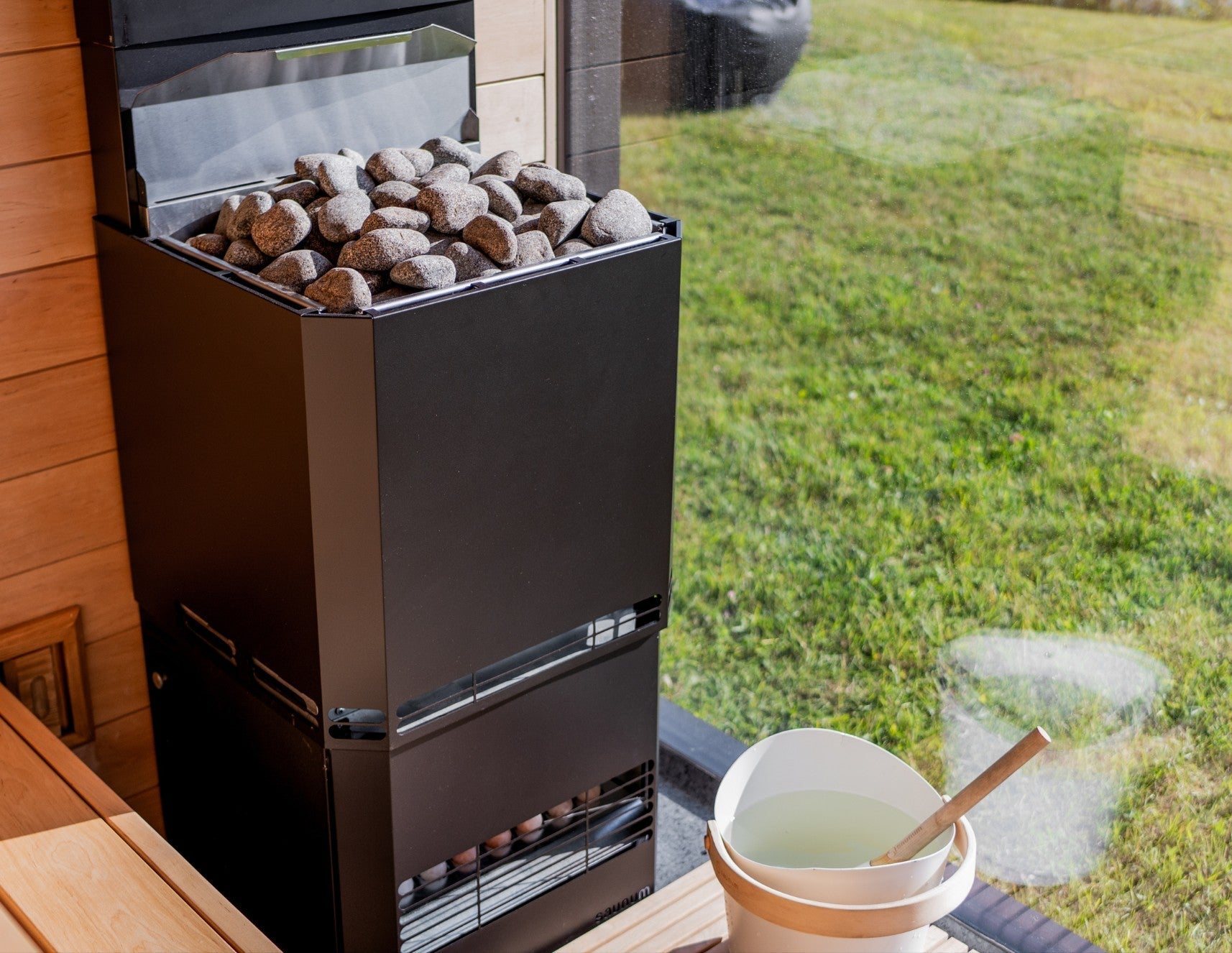 Saunum AIR L 10 WiFi Sauna Heater Package