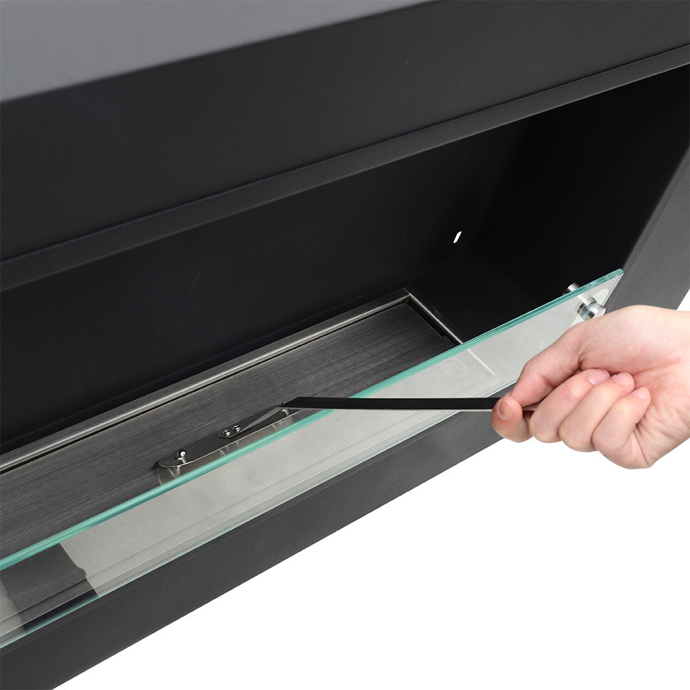 43 Inch Bio-Ethanol Wall Mount  Fireplace