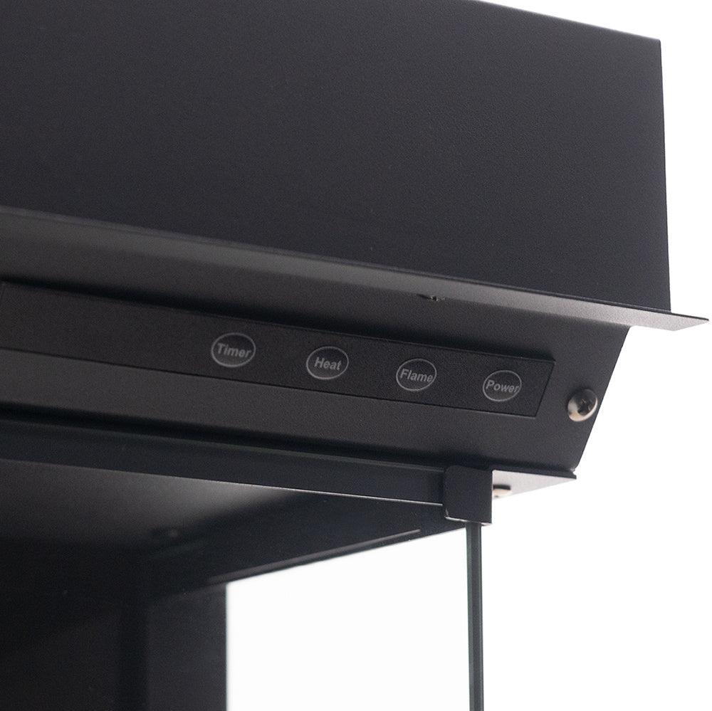 Wifi-Enabled 2/ 3-Sided Built-in Electric Fireplace with Crackling Sound