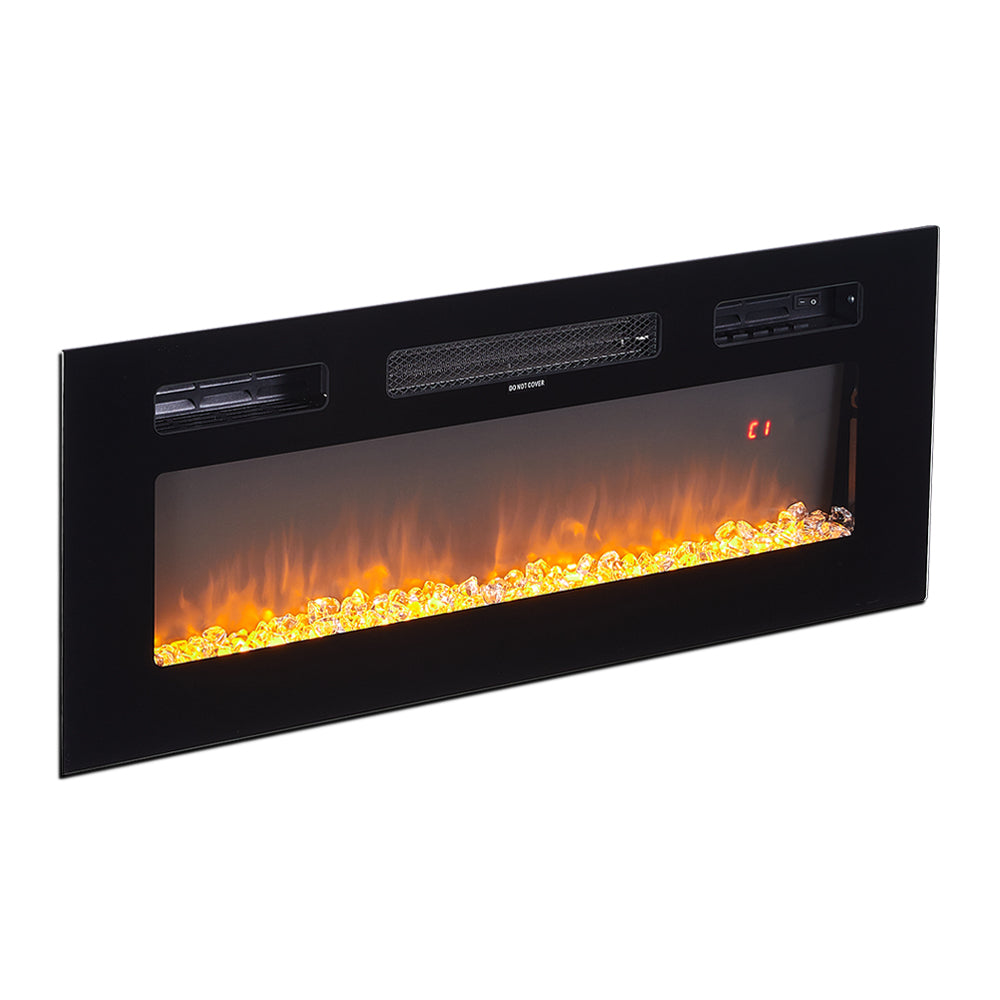 70-Inch Electric Fireplace TV Stand | 12 Flame Colours & Remote Control