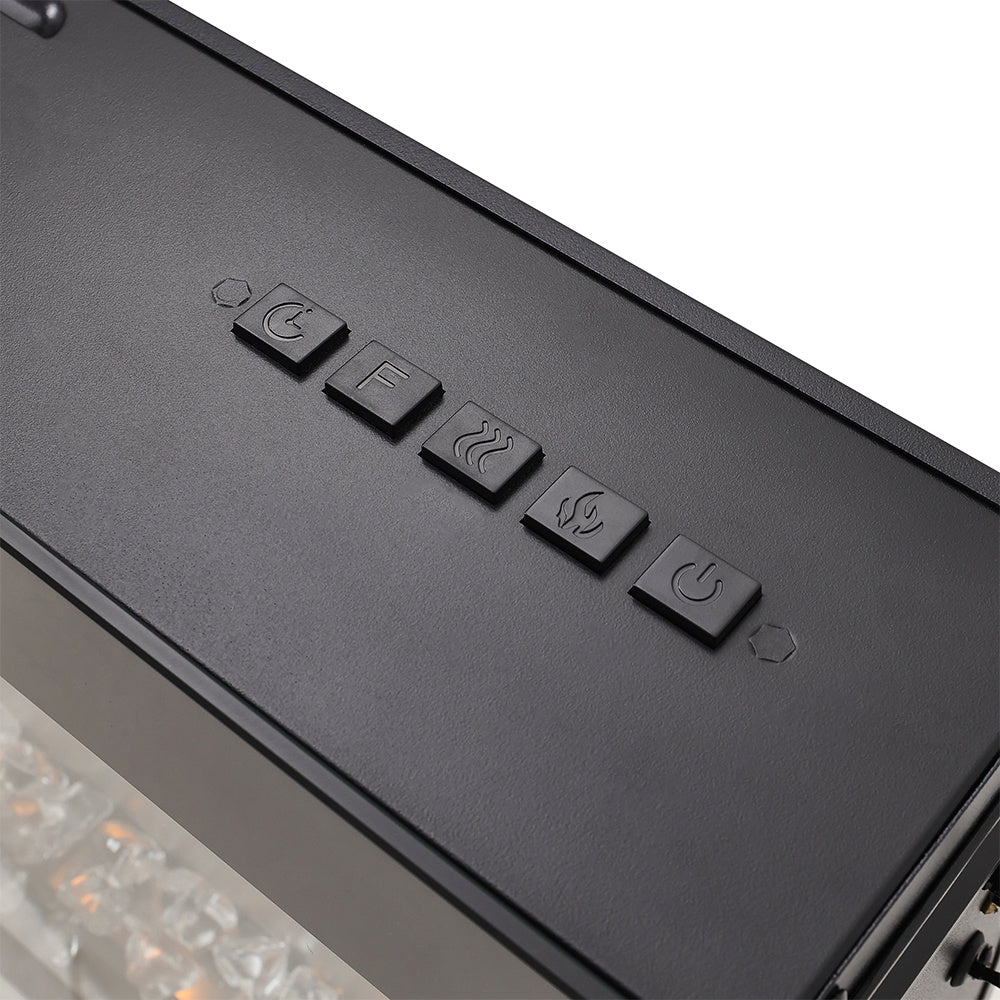 Media Wall Fireplace | 3-in-1 Electric Fireplace Insert with Realistic LED Flames