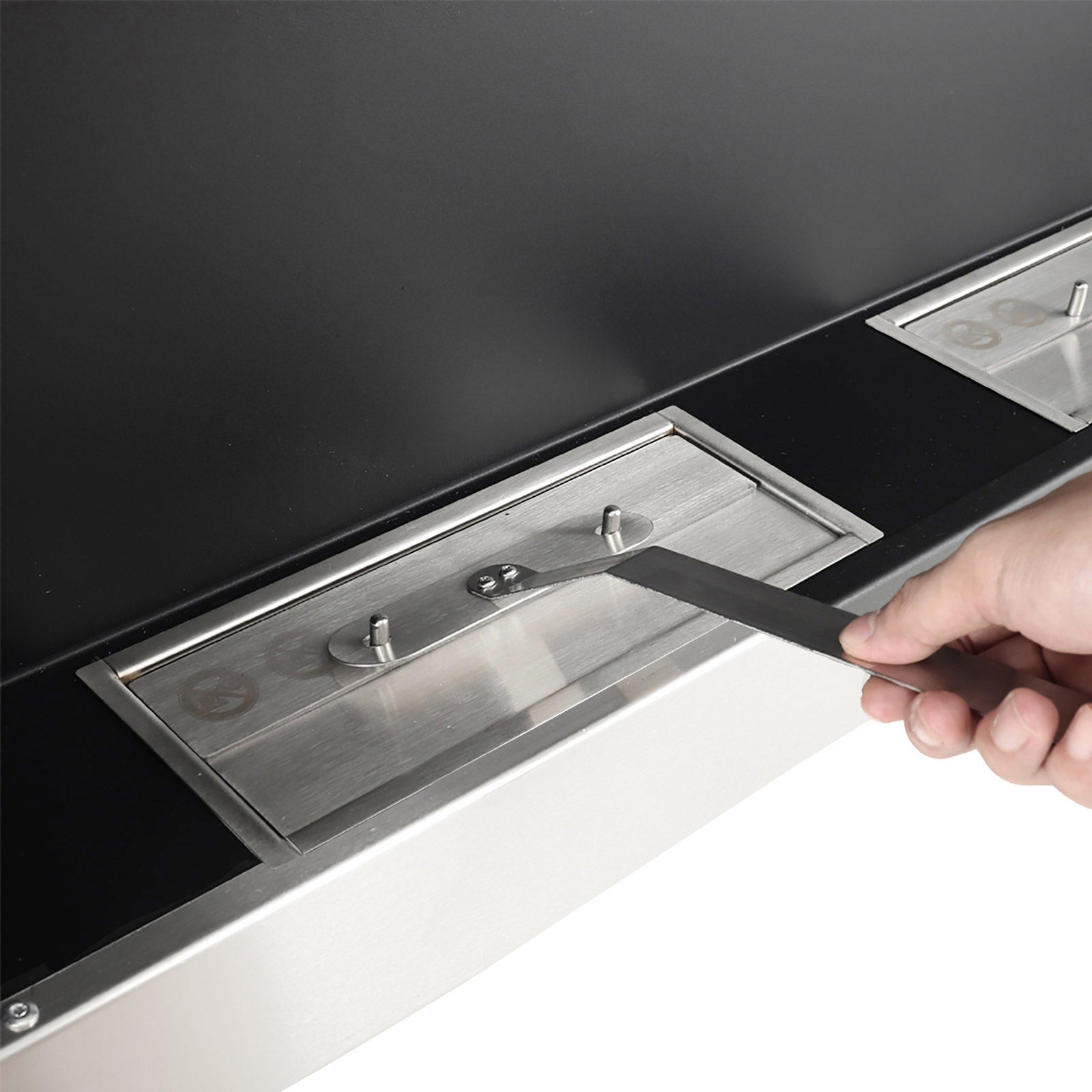 35/47 Inch Bioethanol Stainless Steel Wall Mounted Fireplace