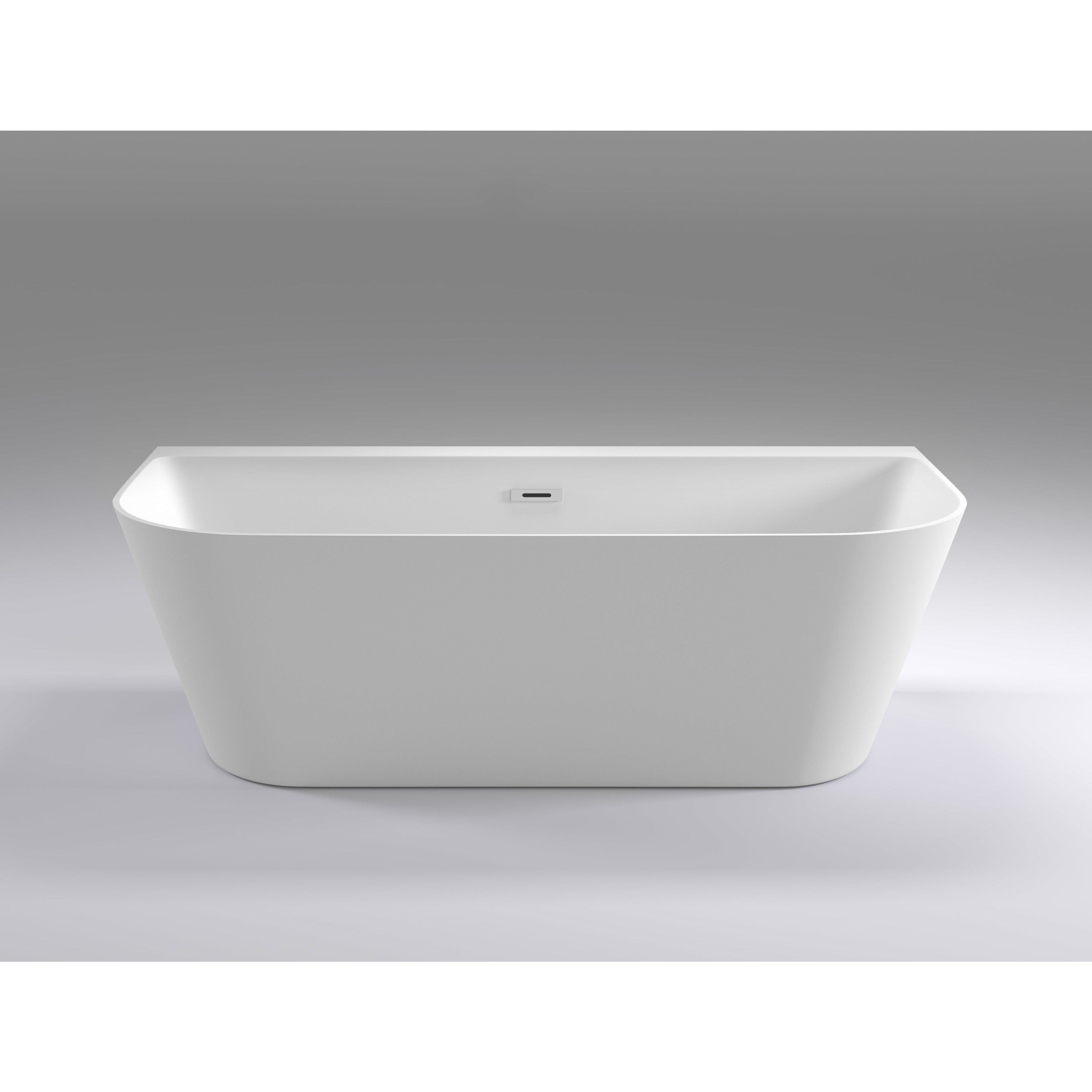 Back-to-wall freestanding bath - 1700 x 800mm