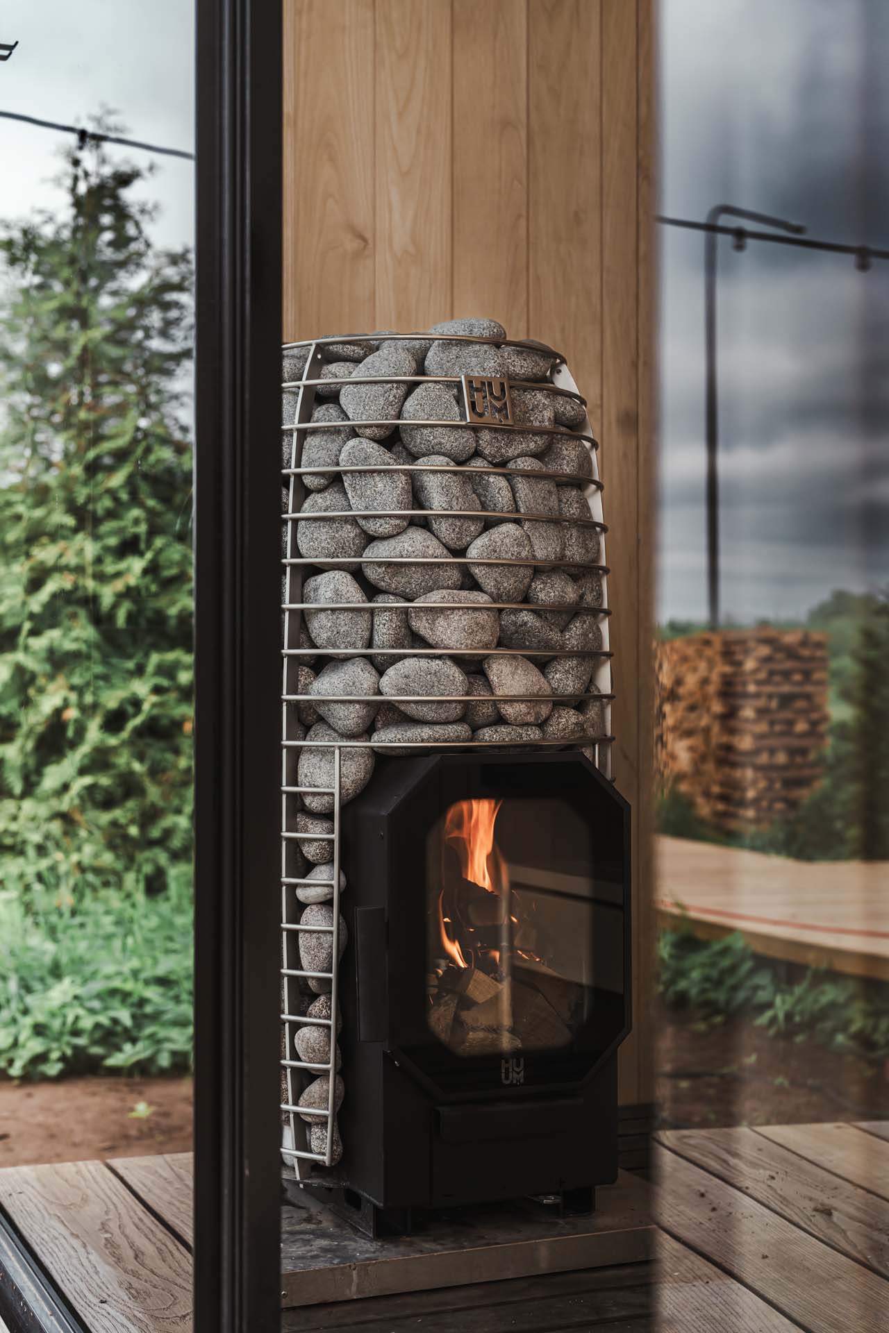 HUUM Hive Flow LS Wood Burning Sauna Stove