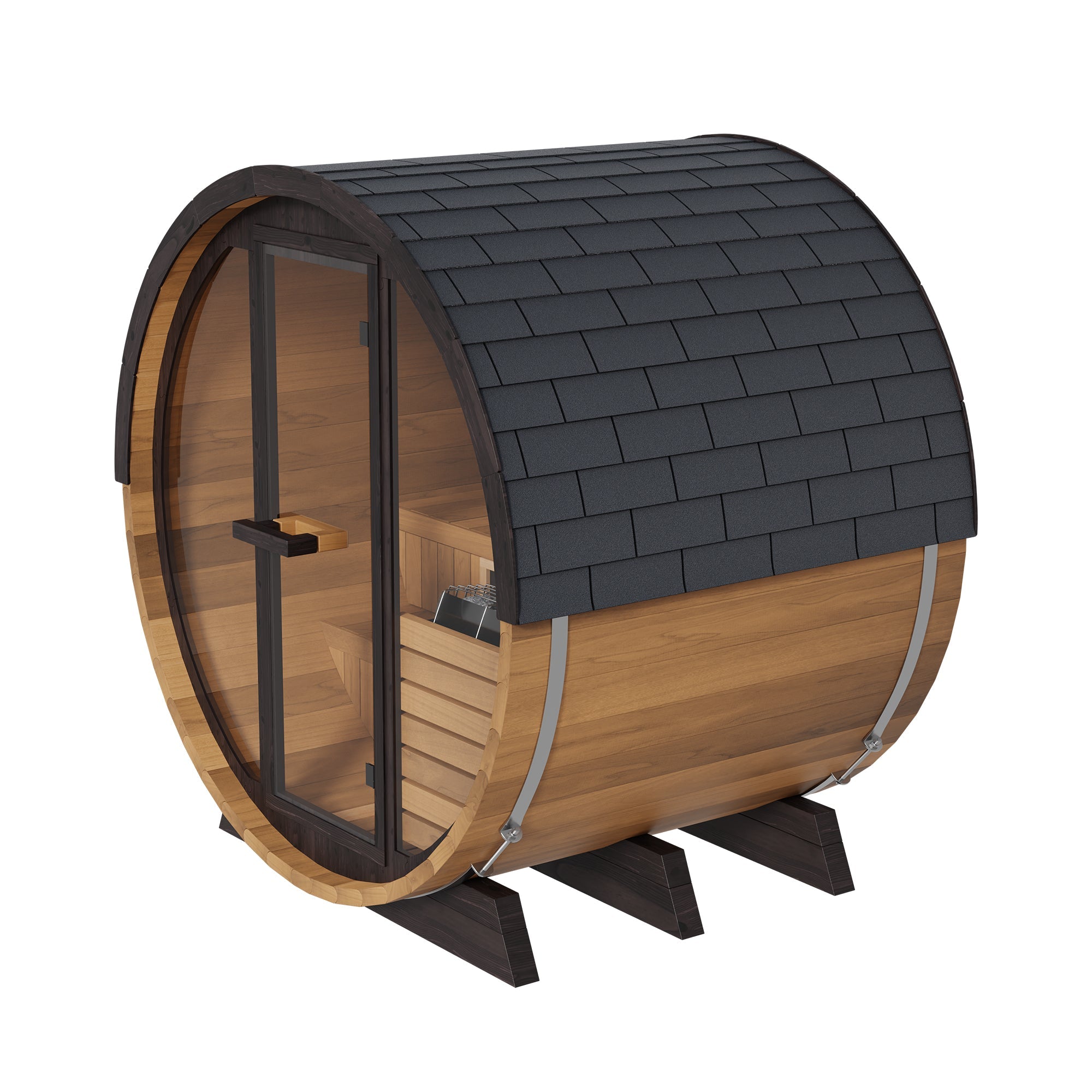 Finnmark FD-6 Cedar Combination Outdoor Barrel Sauna