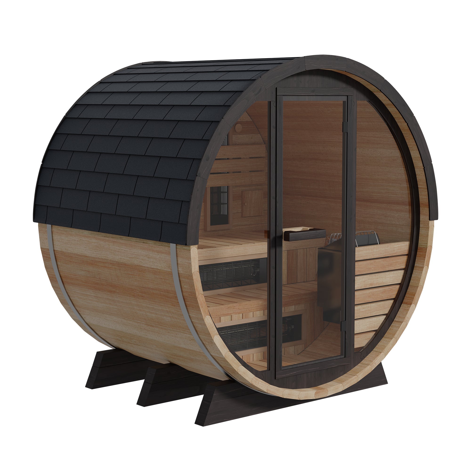 Finnmark FD-7 Thermo-Aspen Combination Outdoor Barrel Sauna