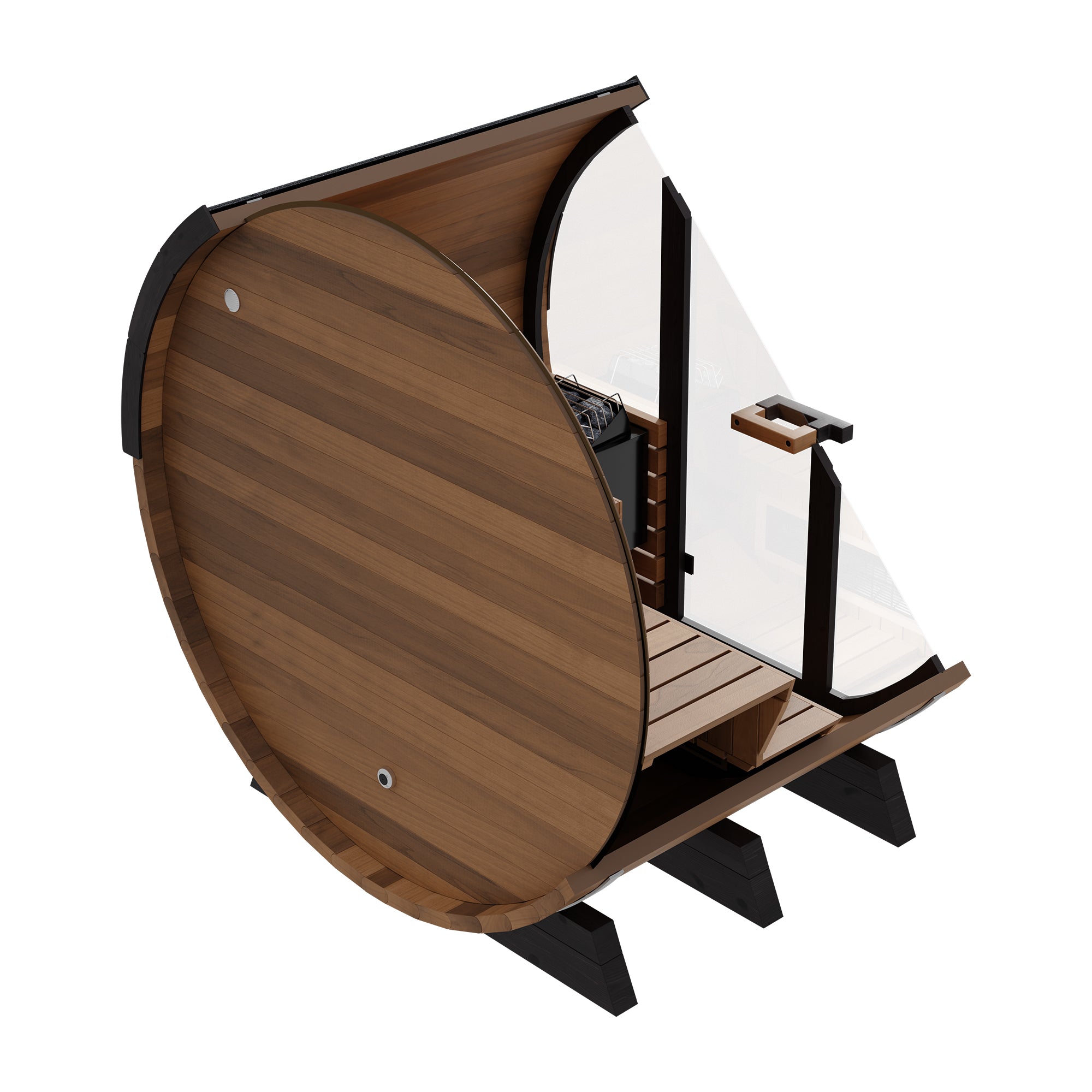 Finnmark FD-6 Cedar Combination Outdoor Barrel Sauna