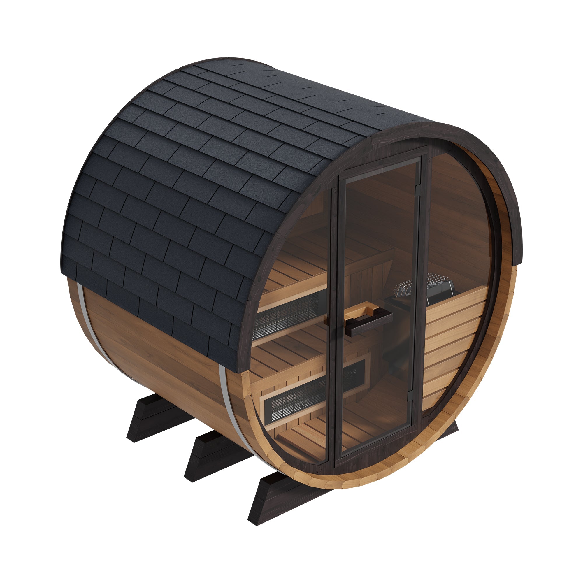 Finnmark FD-6 Cedar Combination Outdoor Barrel Sauna