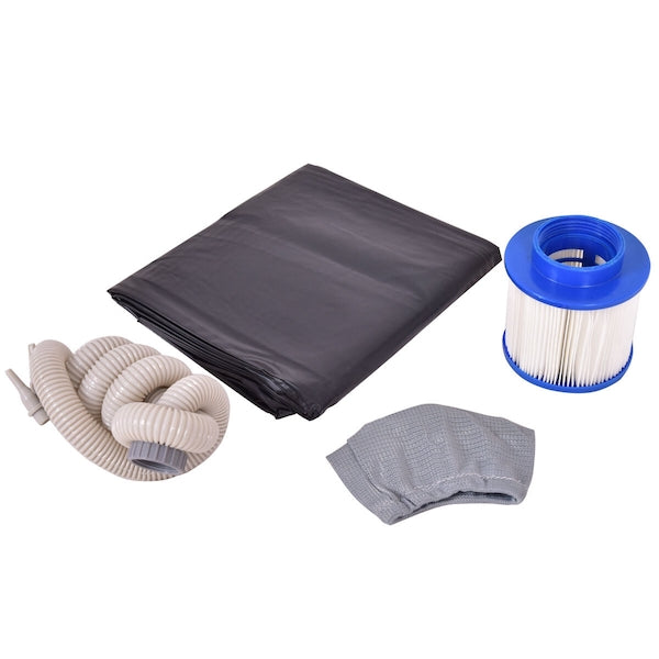 Goplus Inflatable Bubble Massage Spa - 4 people