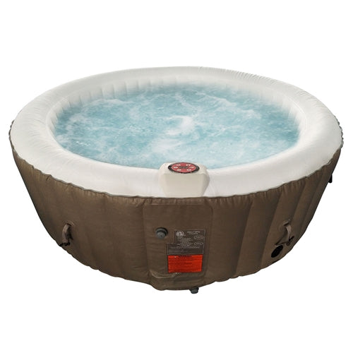 ALEKO Round Inflatable Hot Tub With Cover 2-4 Person - 210 Gallon I SPAFAIR