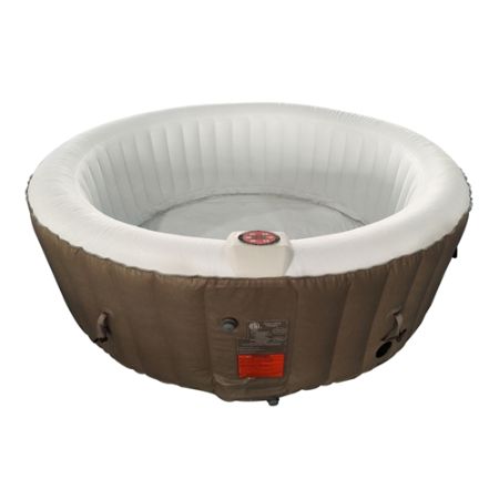 ALEKO Round Inflatable Hot Tub With Cover 2-4 Person - 210 Gallon I SPAFAIR