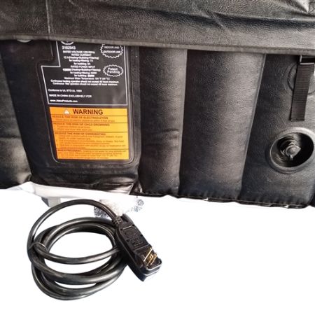 ALEKO Square Inflatable Hot Tub 2-4 Person with Cover I 160 Gallon I Black & White I SPAFAIR