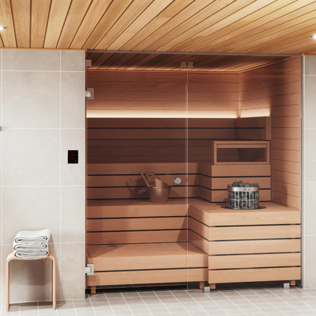 Harvia Cilindro PC90E 240V Sauna Heater