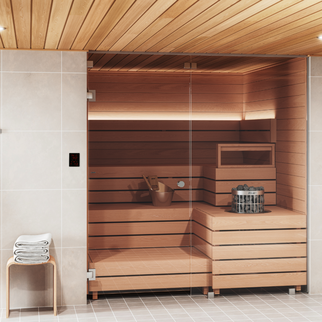 Harvia Cilindro PC60E 240V Sauna Heater