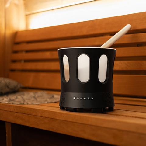 SaunaLife SaunaZone Sauna Bucket Bluetooth Speaker