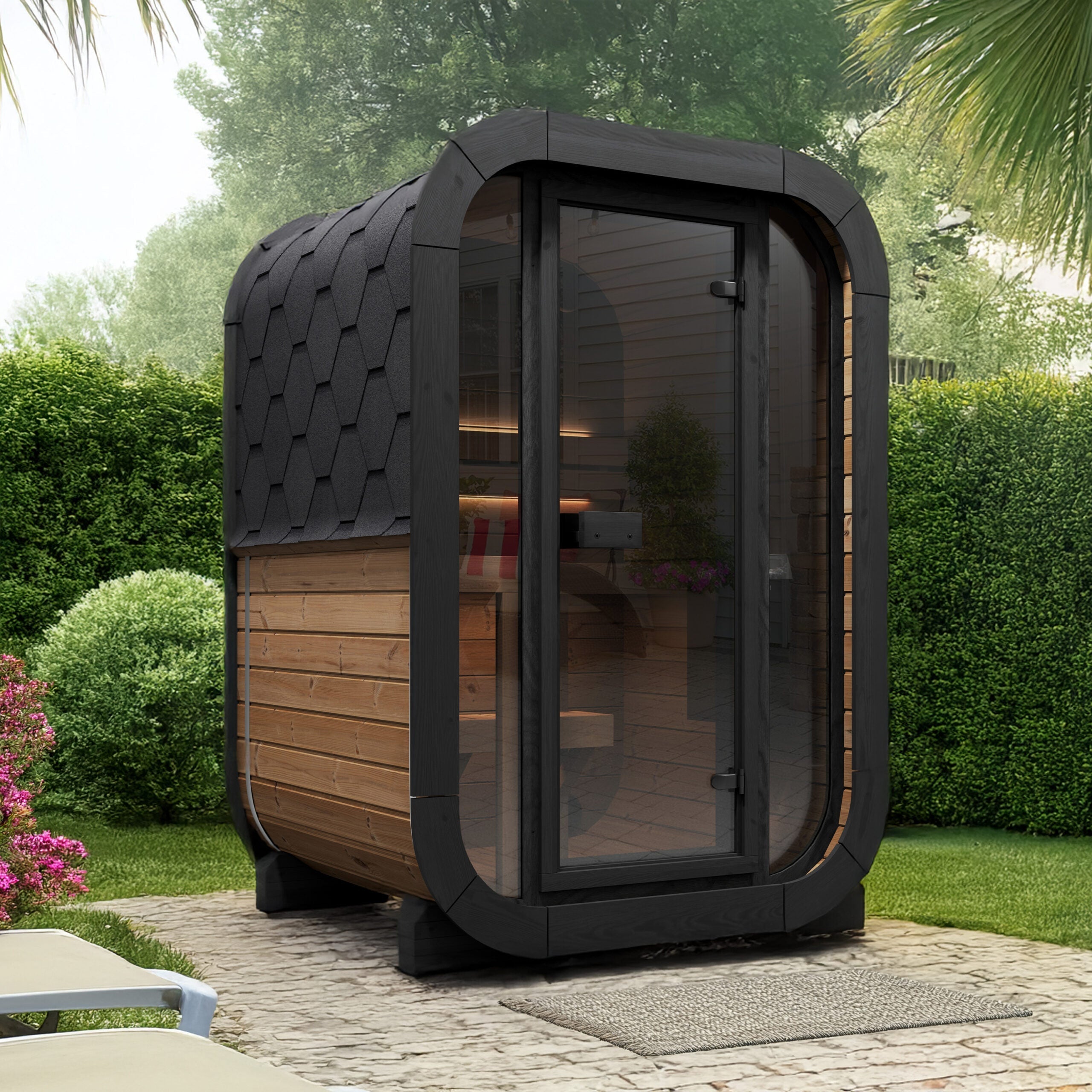 SaunaLife Cube CL3G Luxury 2 Person Sauna