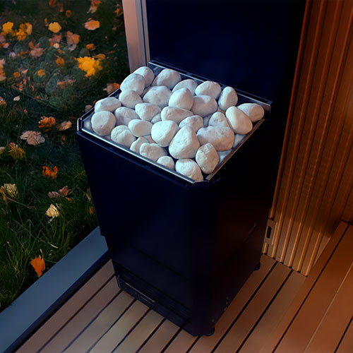 Saunum AIR L 13 Sauna Heater, 13kW Sauna Heater w/Climate Equalizer (317 - 565 ft³)