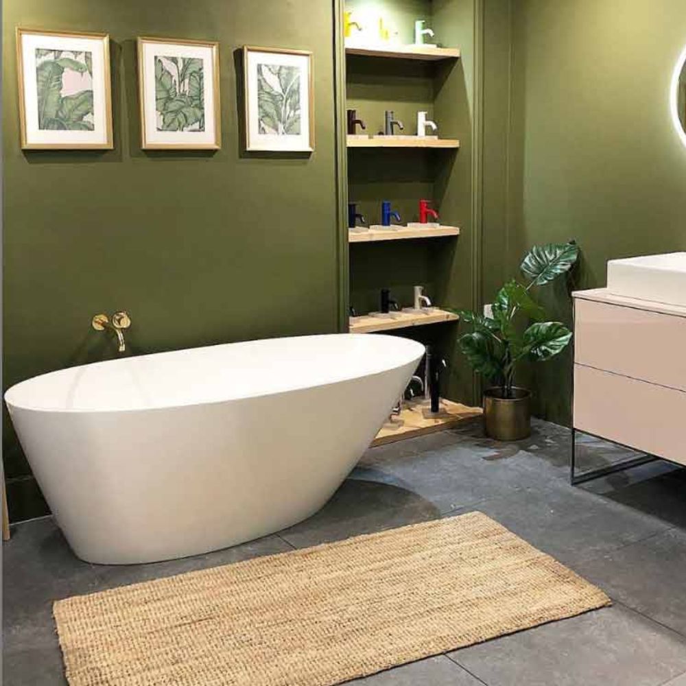 Lefka, Freestanding slipper bath by Ashton & Bentley
