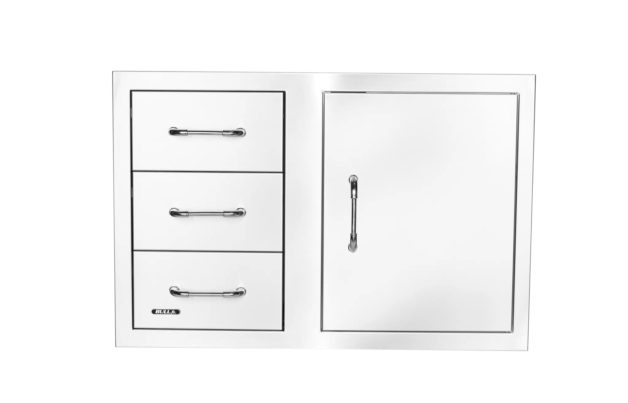 Bull Reveal Door/Triple Drawer Combo 80cm