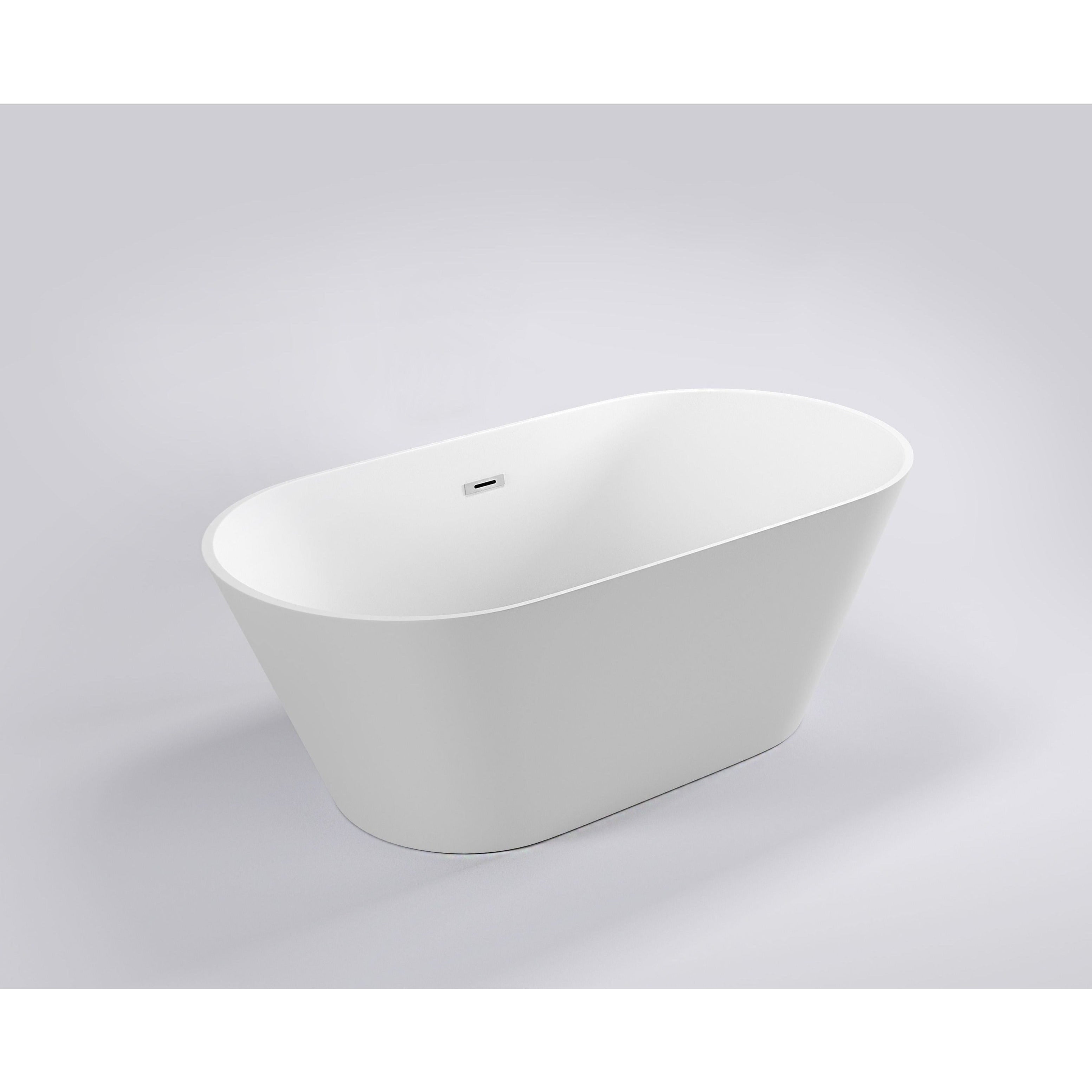 150cm Small freestanding bathtub - Como, 1500 x 750mm