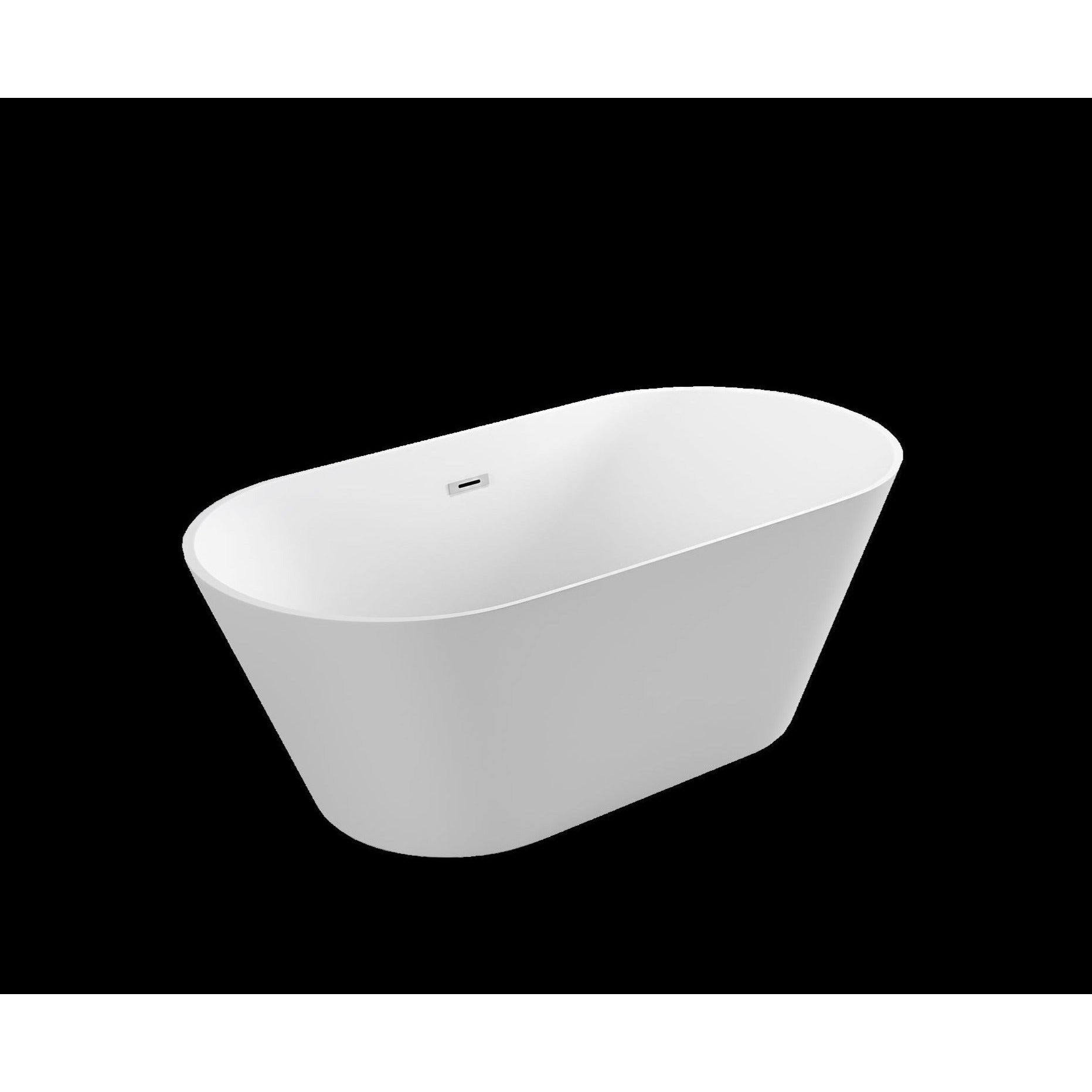 160cm Modern freestanding bathtub - Como, 1600 x 750mm