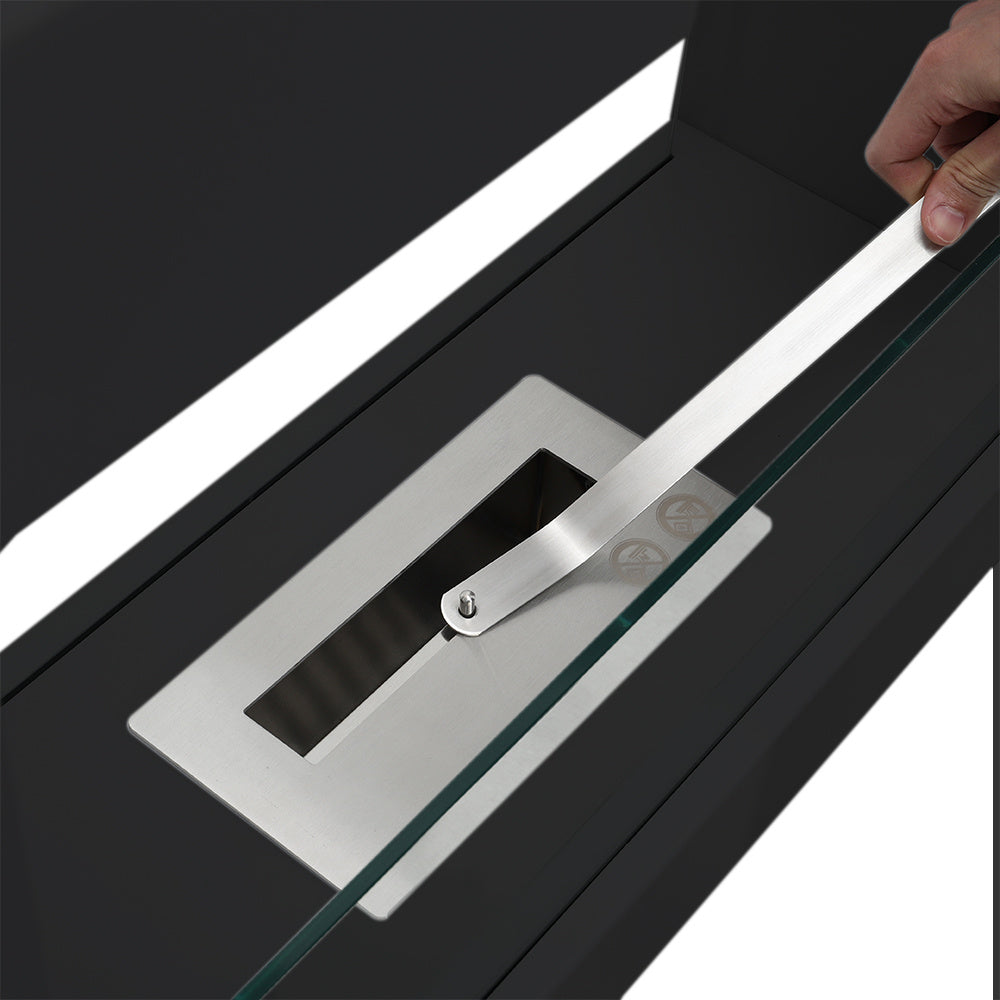 30 Inch Bio-Ethanol Freestanding Fireplace