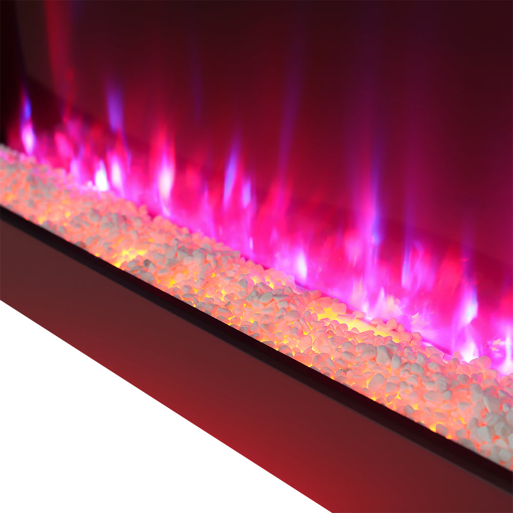 47-Inch Freestanding Electric Fireplace Suite