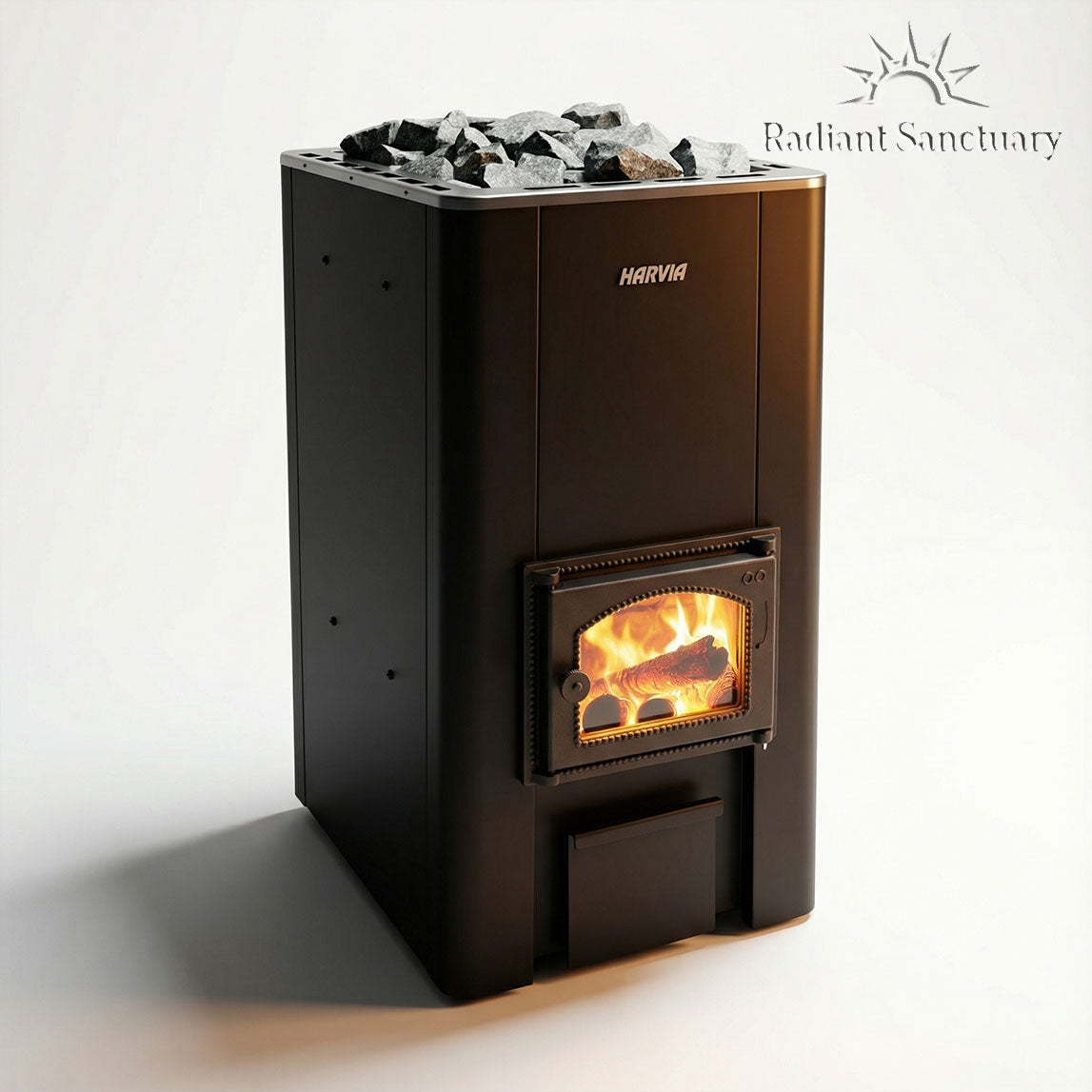 Harvia 50 Series 40kW Wood Burning Sauna Stove for Large Sauna Rooms
