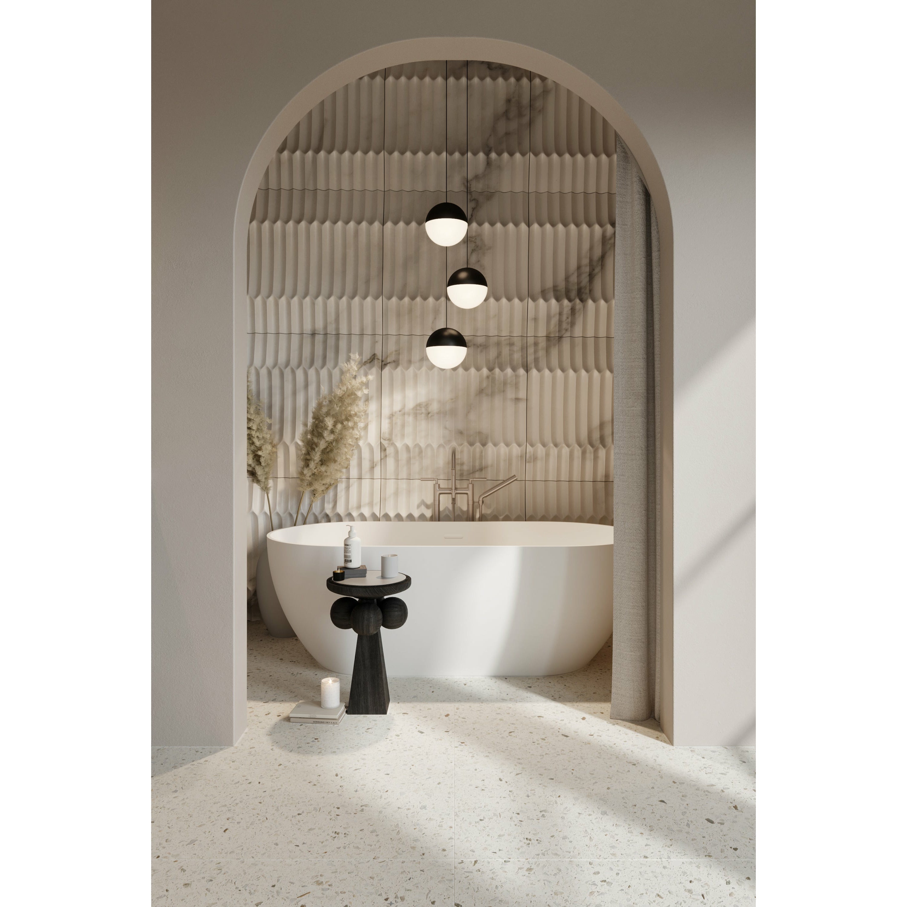 Freestanding Double Ended Bath 1680 x 800mm - Saneux | Lola