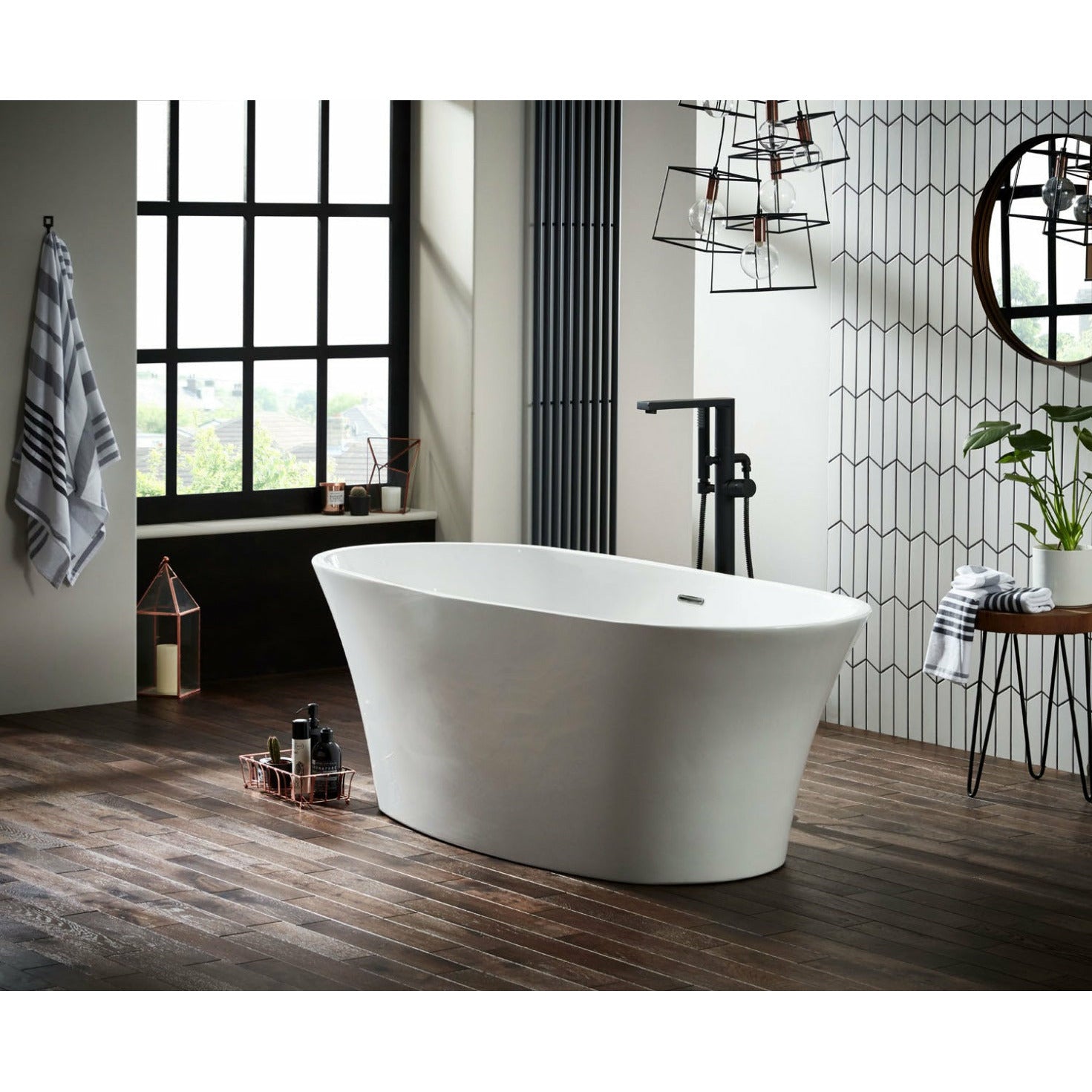 Freestanding Double Ended Bath 1700mm x 800mm | Ion Frontline