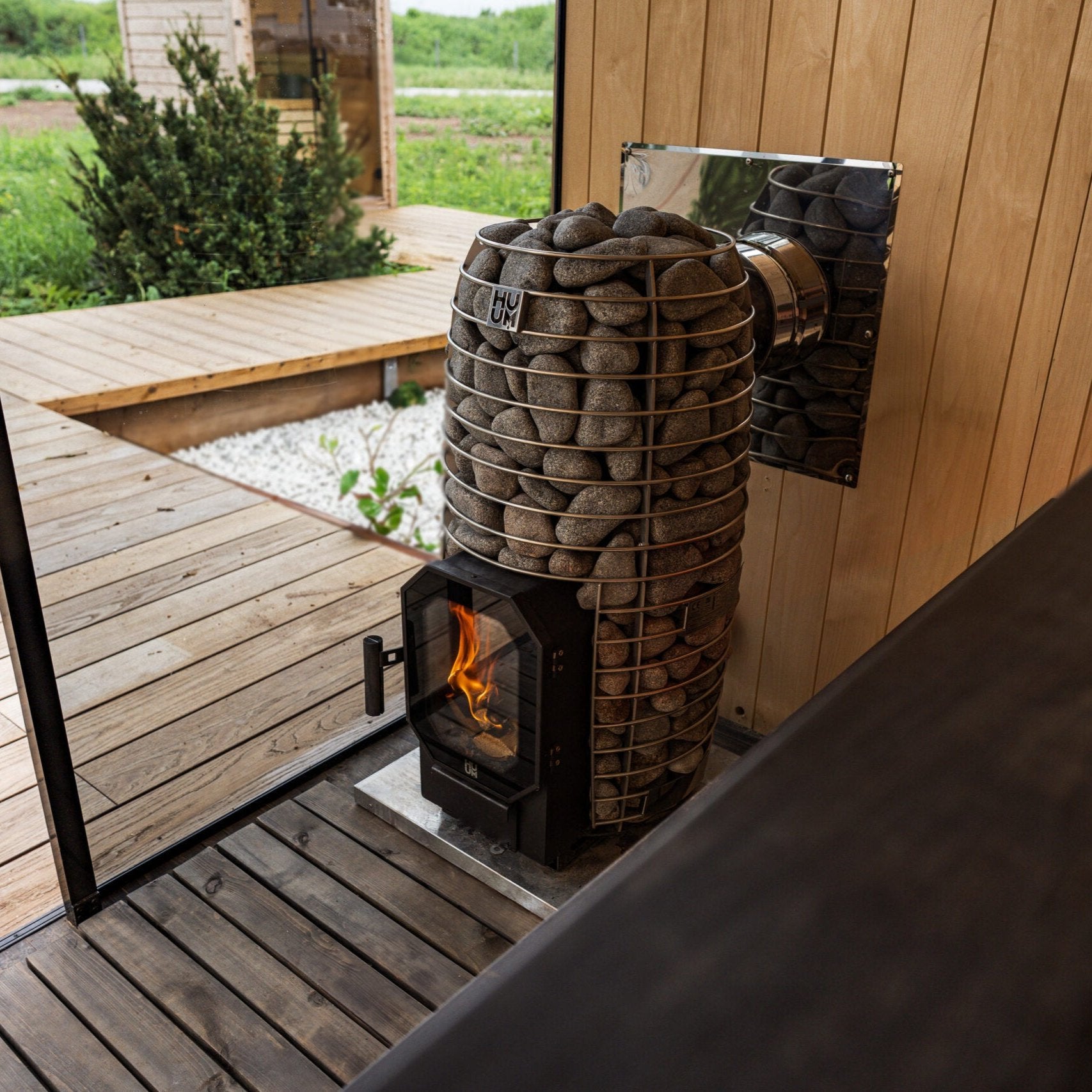 HUUM Hive Flow Mini LS Wood Burning Sauna Stove
