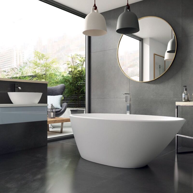 Lefka, Freestanding slipper bath by Ashton & Bentley