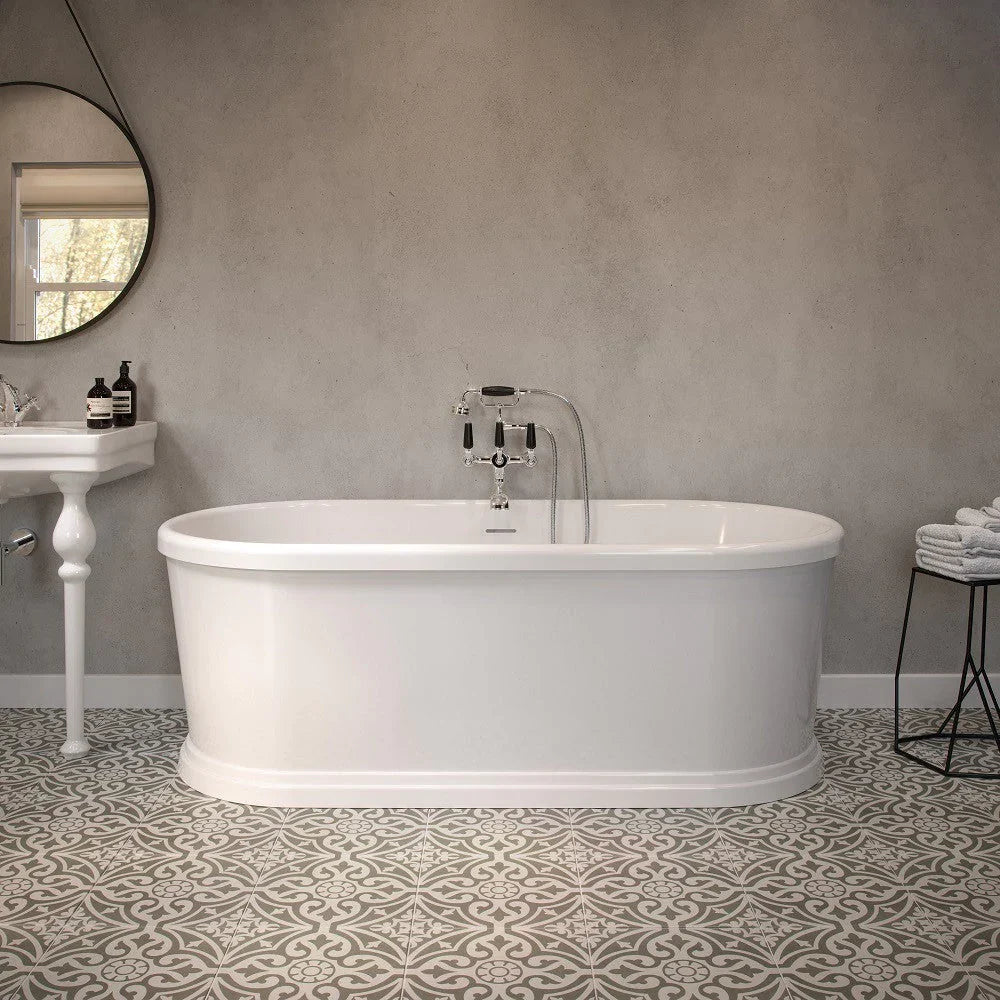 Modern Roll Top Bath 1800 x 850mm | Holborn