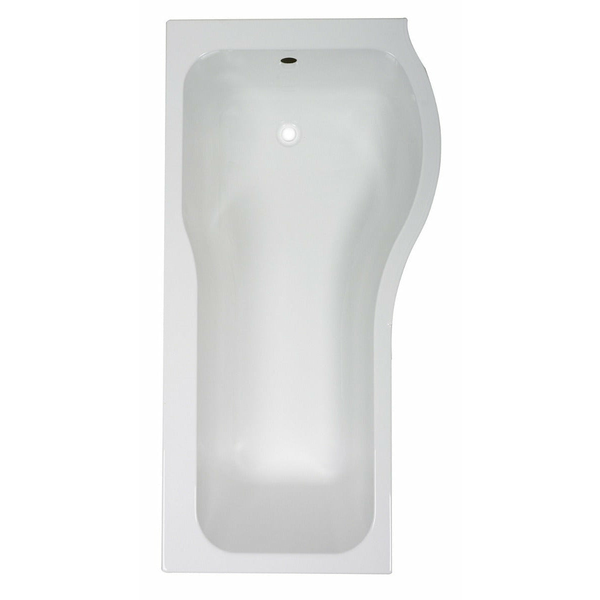 P-Shaped Shower Bath - Right Handed Frontline Luxury
