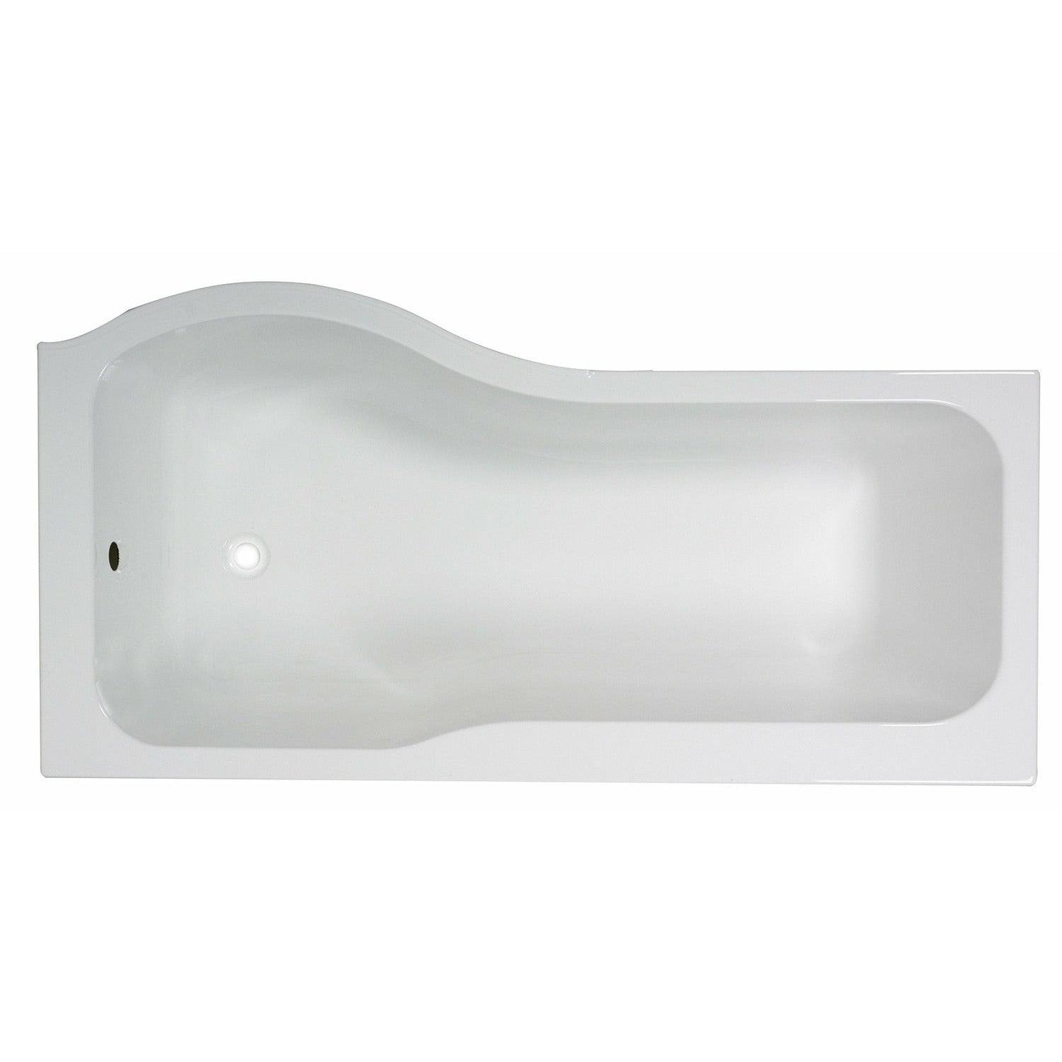 P-Shaped Shower Bath - Right Handed Frontline Luxury