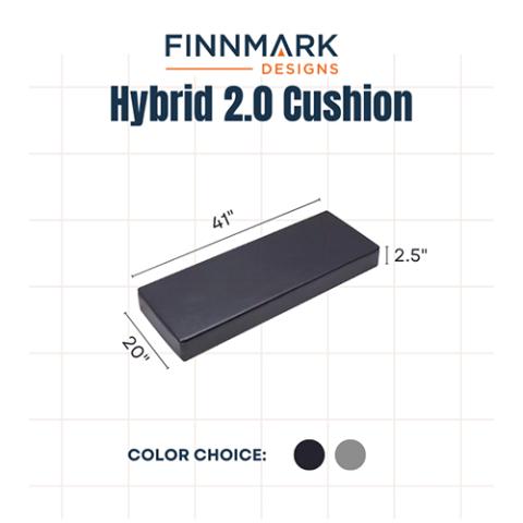 Finnmark 2-Person Sauna Cushion for FD-2, Marine Grade Vinyl