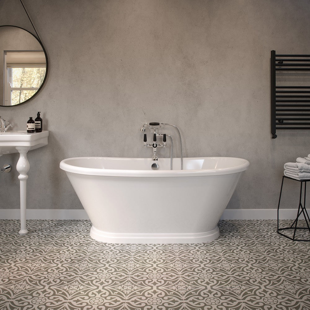 Traditional Roll Top Bath 1555 x 750mm - Empire